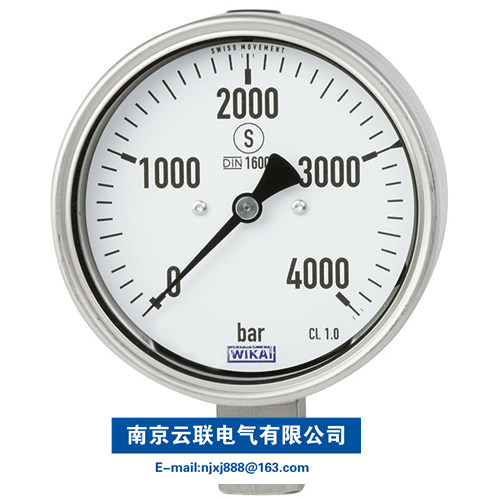 WIKA PG23HP-P 波登管壓力表，不銹鋼材質(zhì)